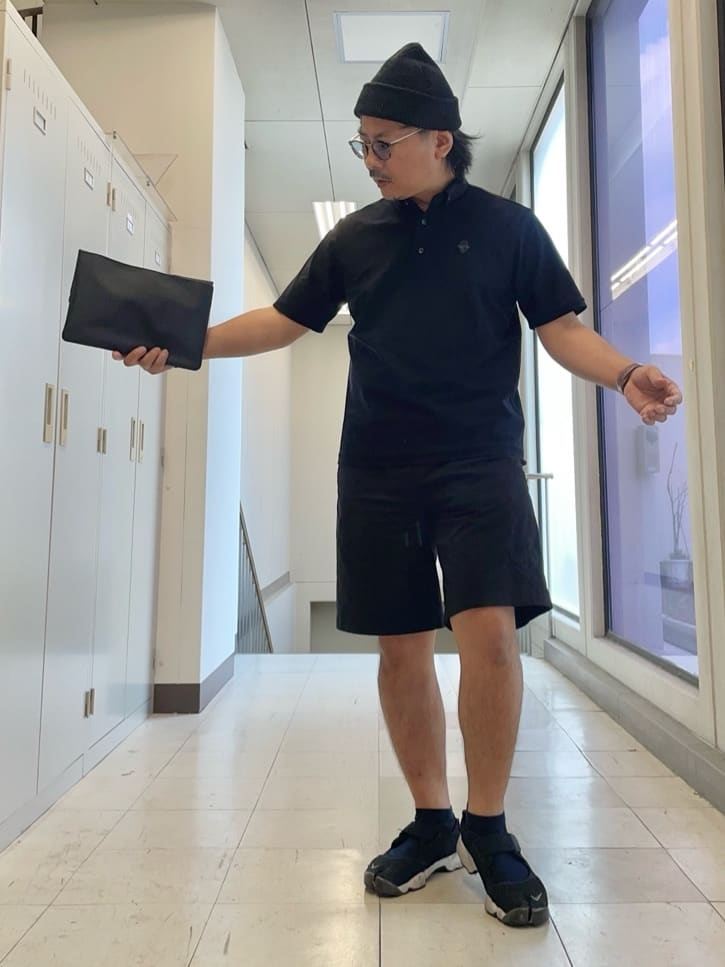 MAKOTO AIさんの「TAKEO KIKUCHI｜【COOL CITY WEAR】エアートール ポロシャツ /接触冷感・通気性」を使ったコーディネート