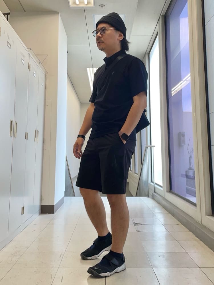 MAKOTO AIさんの「TAKEO KIKUCHI｜【COOL CITY WEAR】エアートール ポロシャツ /接触冷感・通気性」を使ったコーディネート