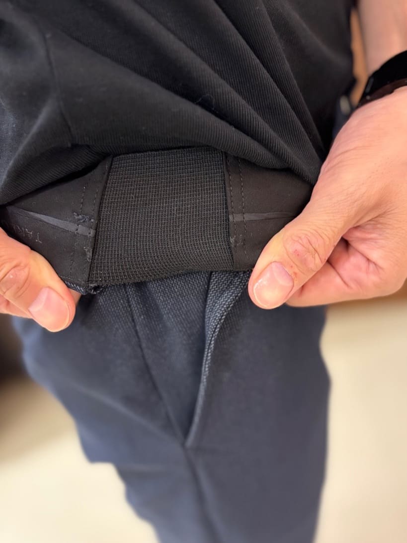 かたやまさんの「TAKEO KIKUCHI｜【360&deg;ストレッチ／セットアップ対応】None Of Stress パンツ」を使ったコーディネート