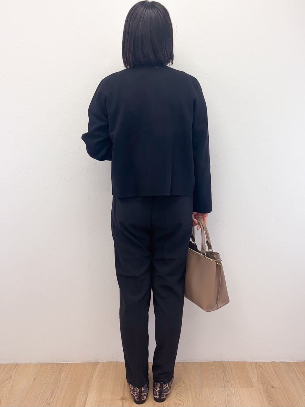 Takeさんの「OPAQUE.CLIP｜ケーブルハーフスリーブニット【UVケア／洗濯機OK】《6col／S～LL》」を使ったコーディネート