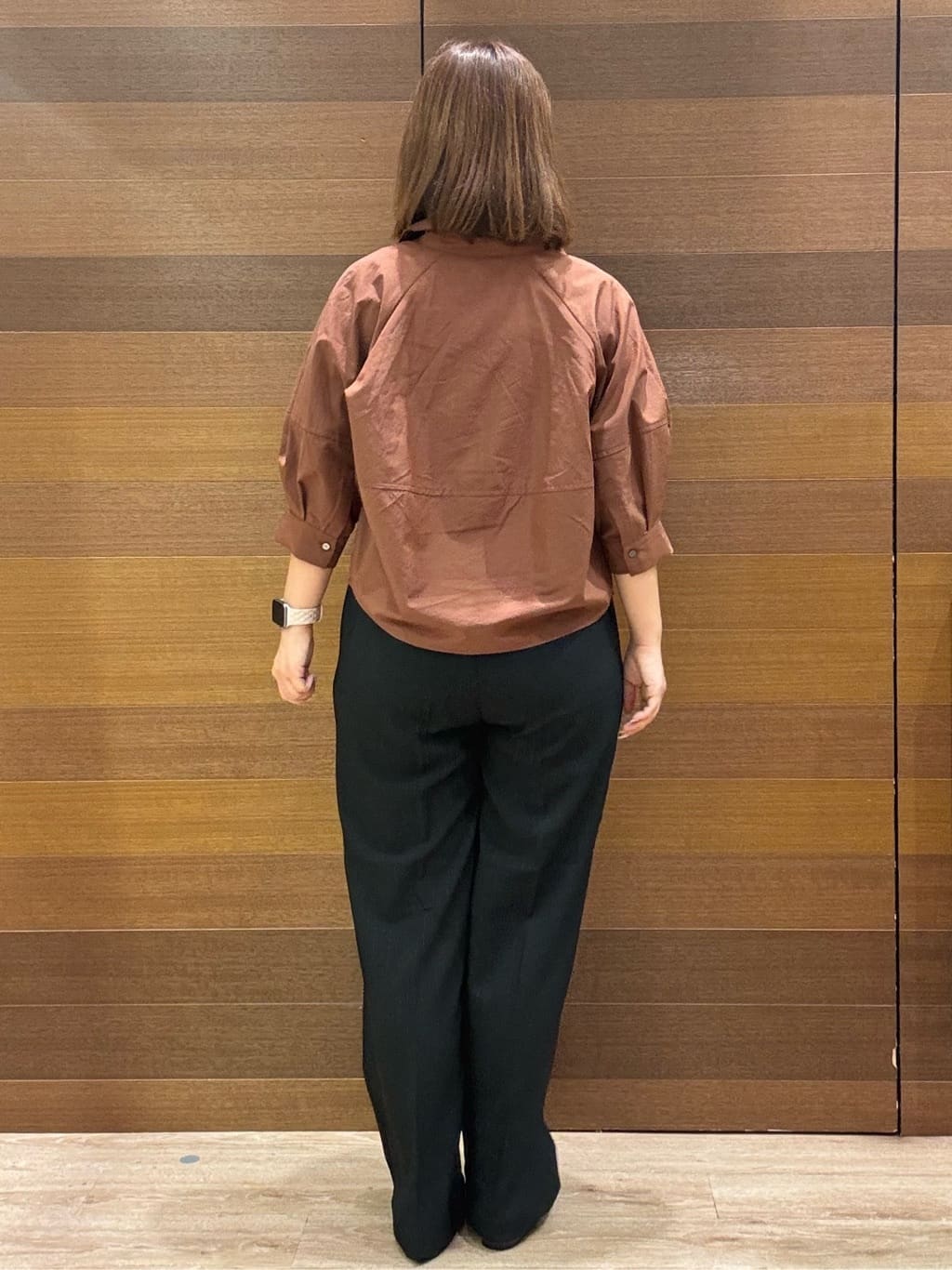 yumeさんの「OPAQUE.CLIP｜切替フォルムシャツ【洗濯機洗い可】」を使ったコーディネート