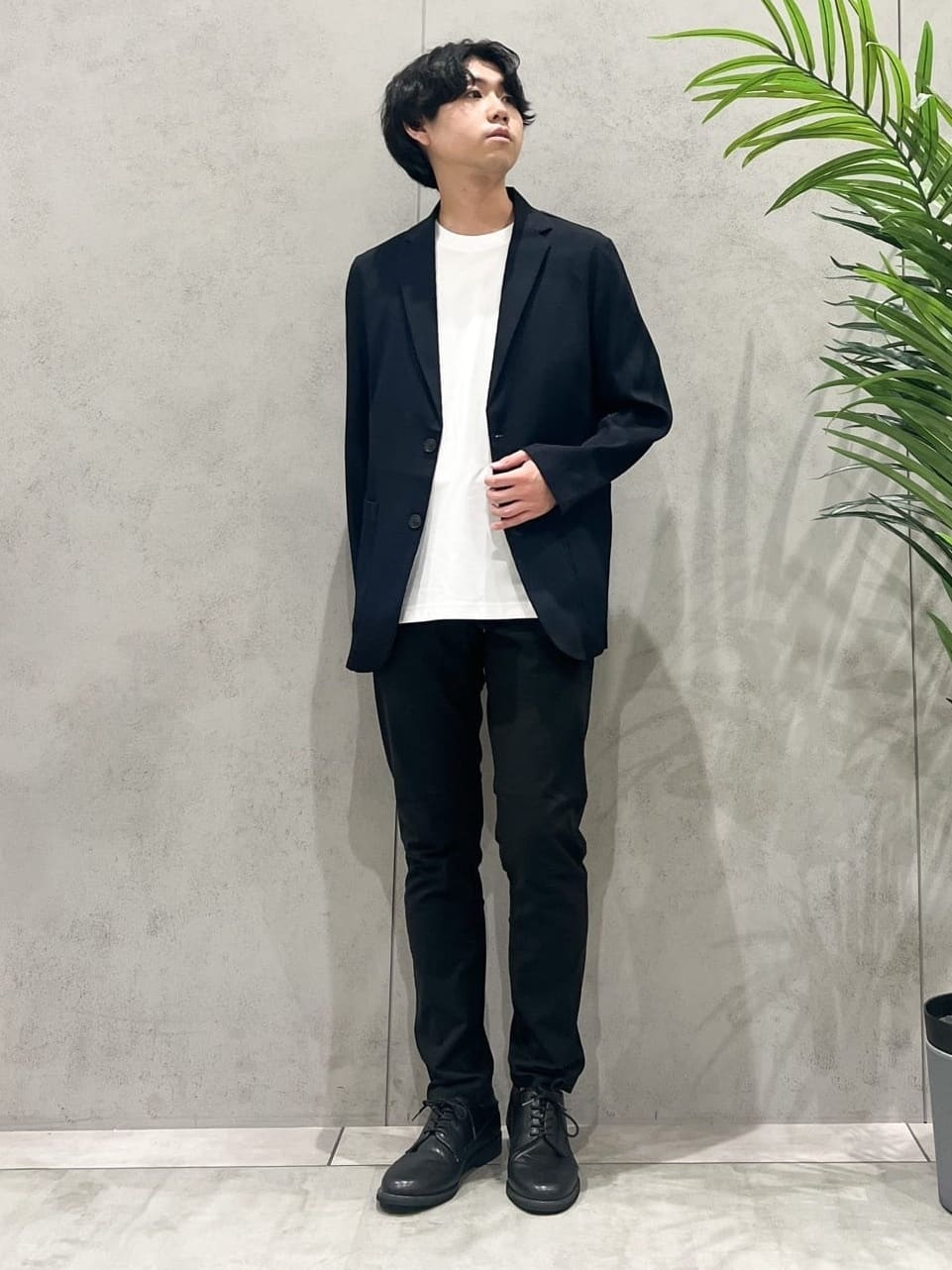 SHI-MAさんの「THE SHOP TK｜【Begin/ビギン10月号掲載】楊柳スマートジャケット　軽量/洗濯機OK/セットアップ可」を使ったコーディネート