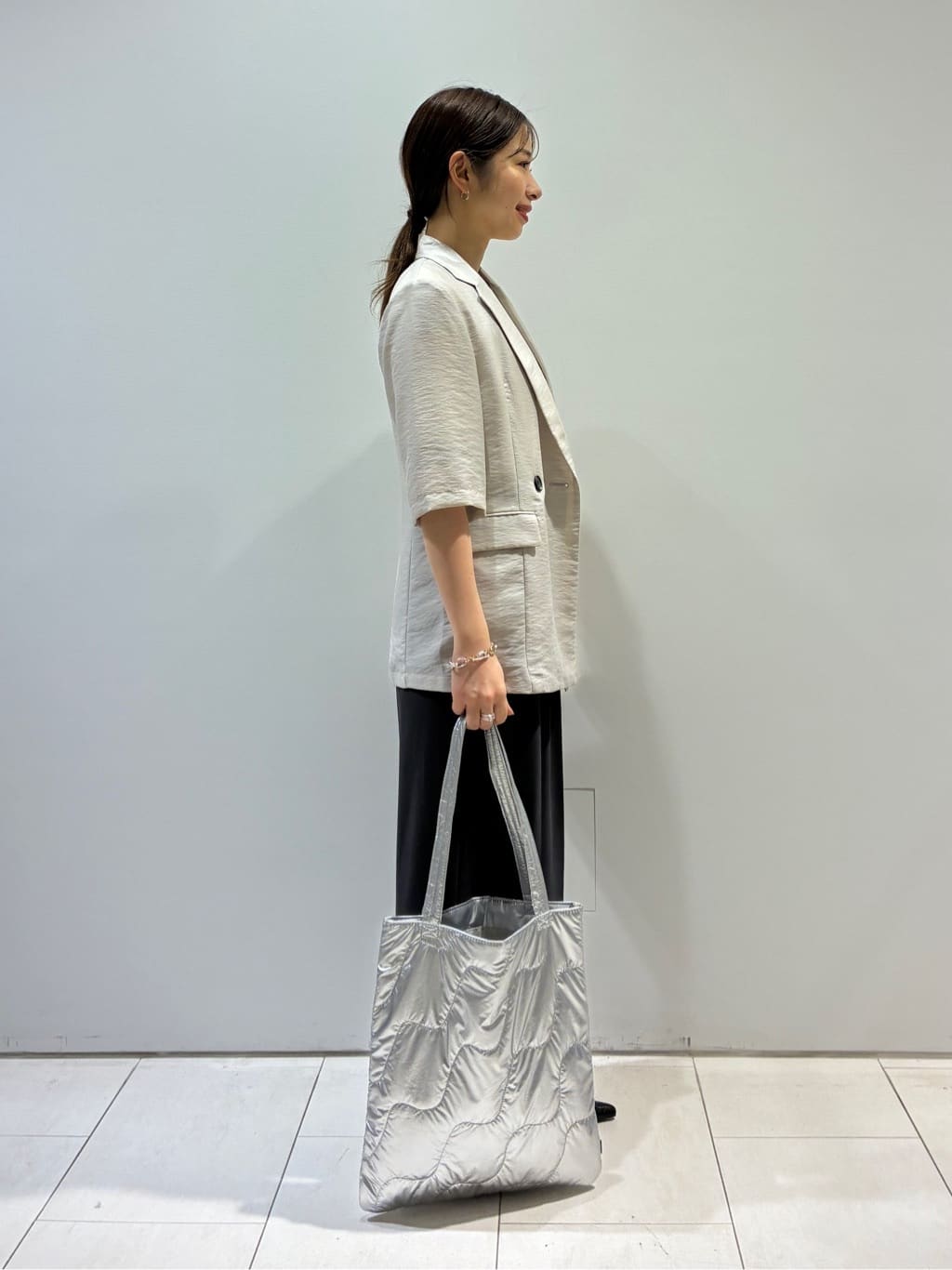 KAOさんの「INDIVI｜ライトダブルジャケット」を使ったコーディネート