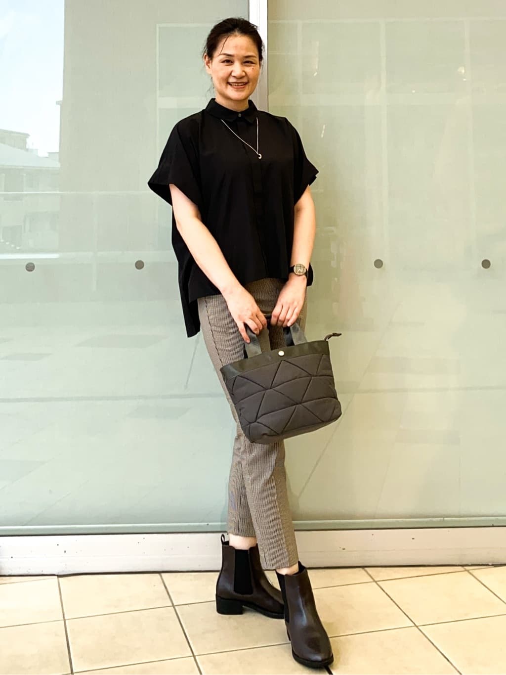 Jeanさんの「OPAQUE.CLIP｜《andGIRL掲載》リラクシーシャツ【洗濯機洗い可】」を使ったコーディネート