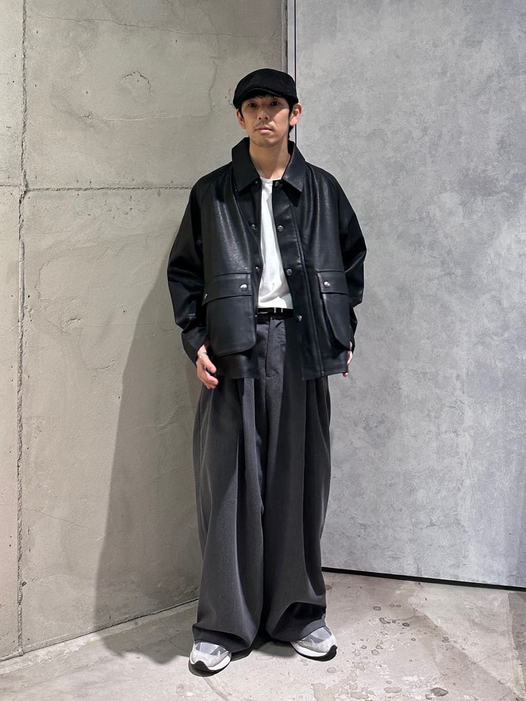 岡崎喬太さんの「tk.TAKEO KIKUCHI｜ベレー＆ハンチング」を使ったコーディネート