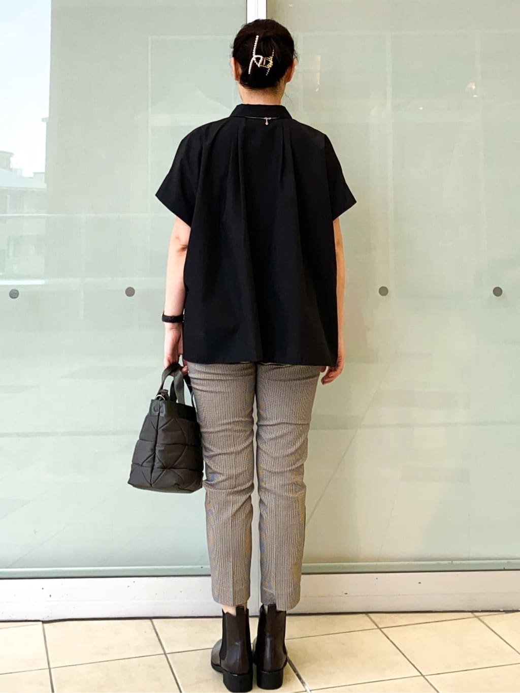 Jeanさんの「OPAQUE.CLIP｜《andGIRL掲載》リラクシーシャツ【洗濯機洗い可】」を使ったコーディネート