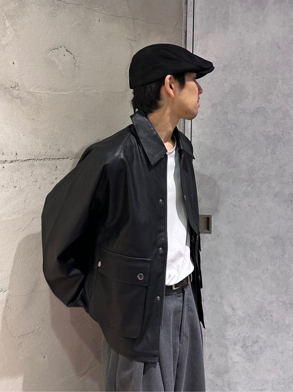 岡崎喬太さんの「tk.TAKEO KIKUCHI｜ベレー＆ハンチング」を使ったコーディネート