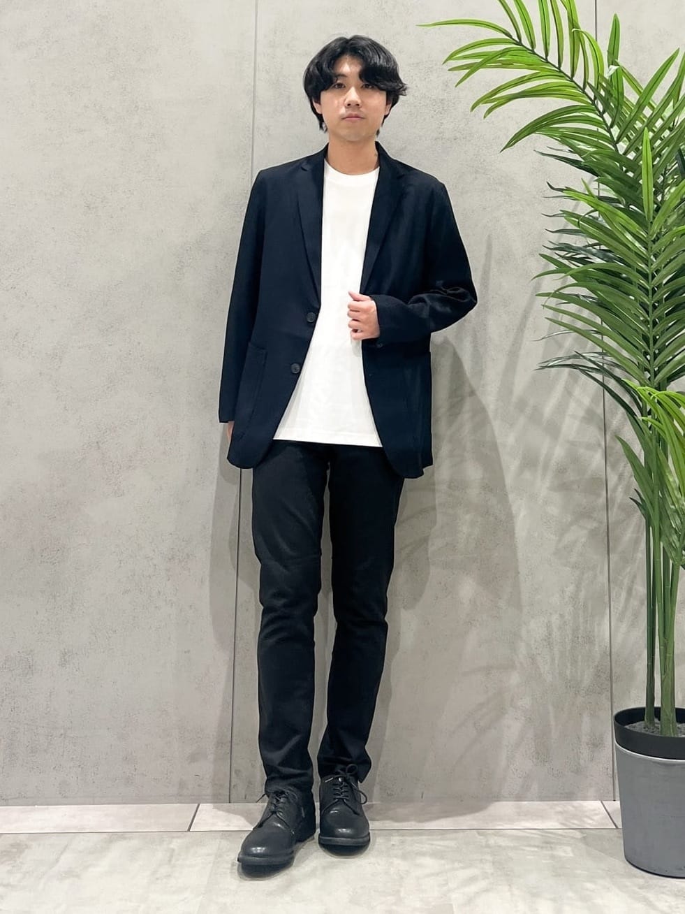 SHI-MAさんの「THE SHOP TK｜【Begin/ビギン10月号掲載】楊柳スマートジャケット　軽量/洗濯機OK/セットアップ可」を使ったコーディネート