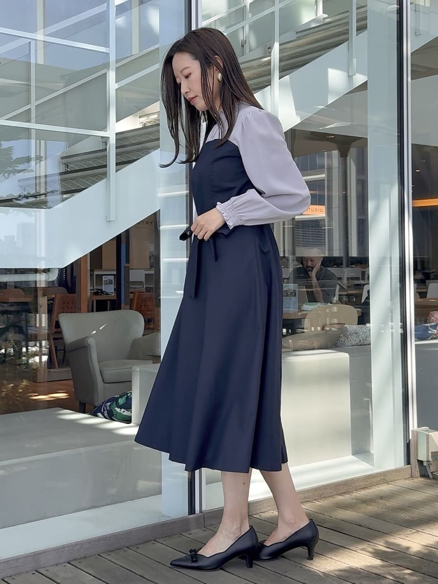 teiさんの「Couture brooch｜リボンデザイン2WAYバッグ」を使ったコーディネート