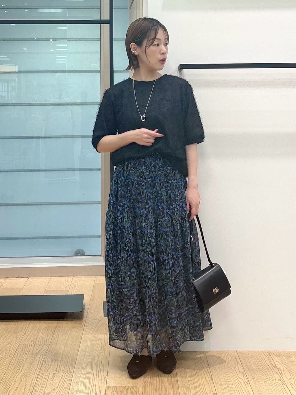 asamiさんの「INDIVI｜ヘアリージャカードトップス」を使ったコーディネート