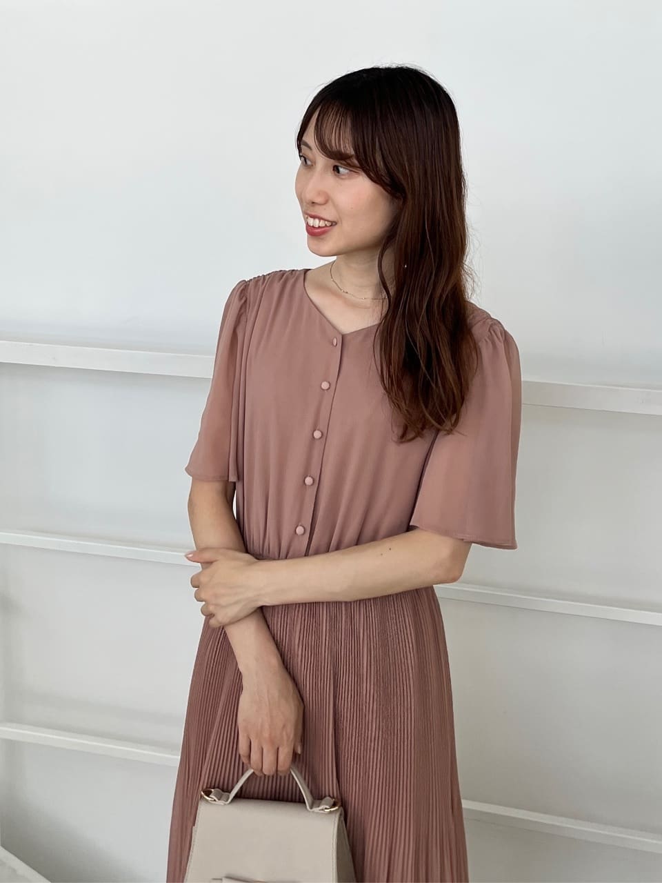 はばさんの「Couture brooch｜リボンデザイン2WAYバッグ」を使ったコーディネート
