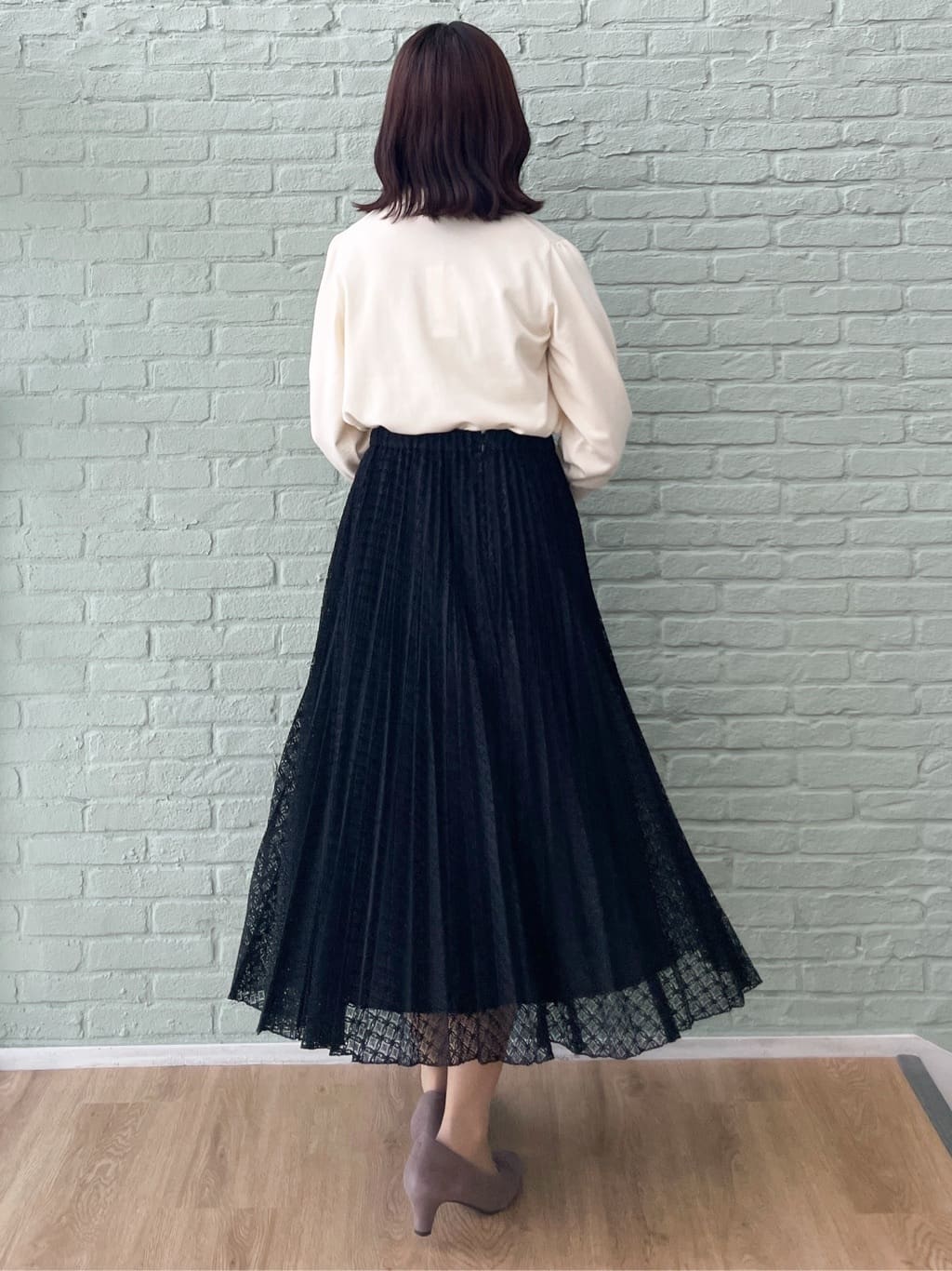 yukariさんの「Reflect｜【透けにくい◎】衿付き七分袖ニット」を使ったコーディネート