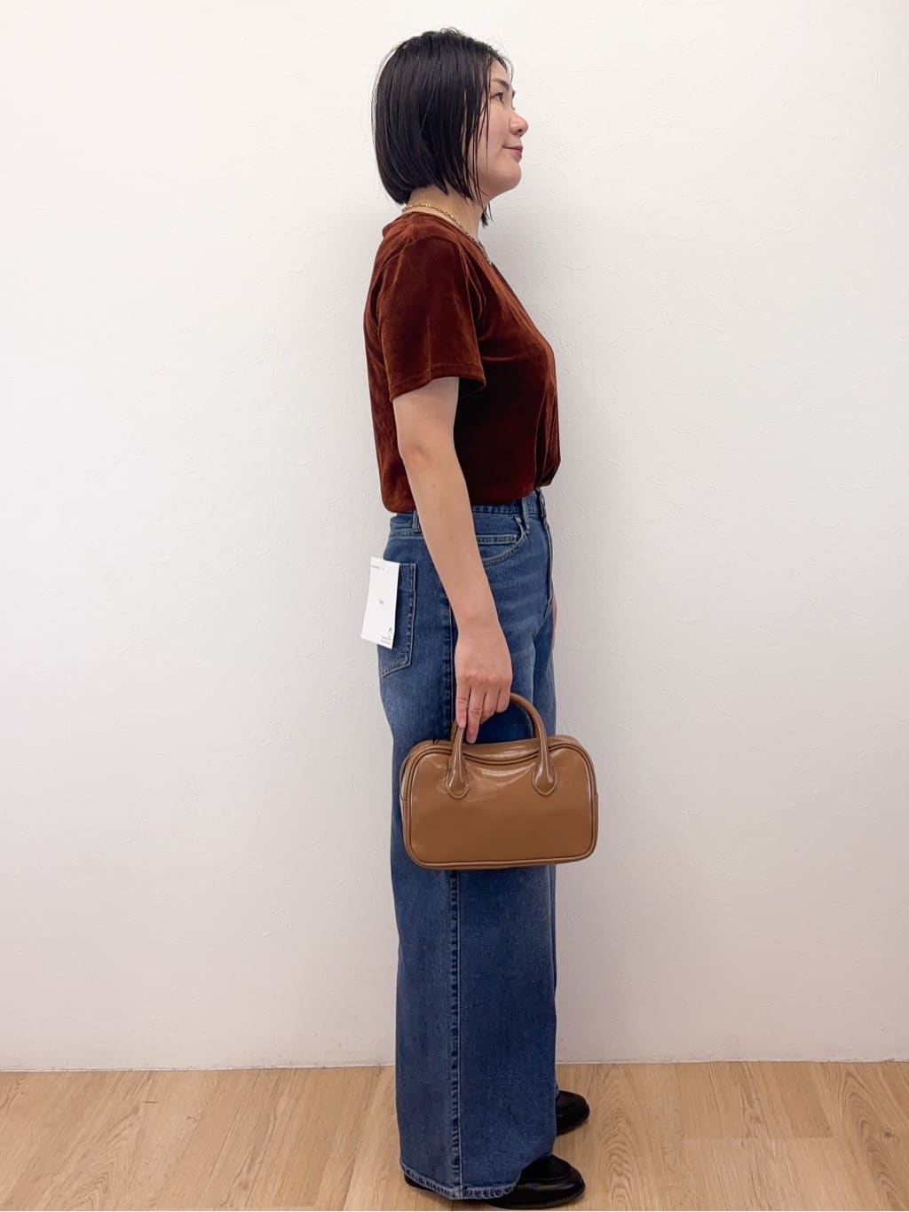Takeさんの「OPAQUE.CLIP｜フロッキーチュールTシャツ【洗濯機洗い可】」を使ったコーディネート