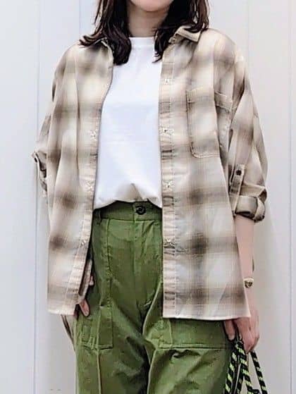 itoさんの「Dessin｜【洗える】オーガニックコットンフレンチスリーブ」を使ったコーディネート
