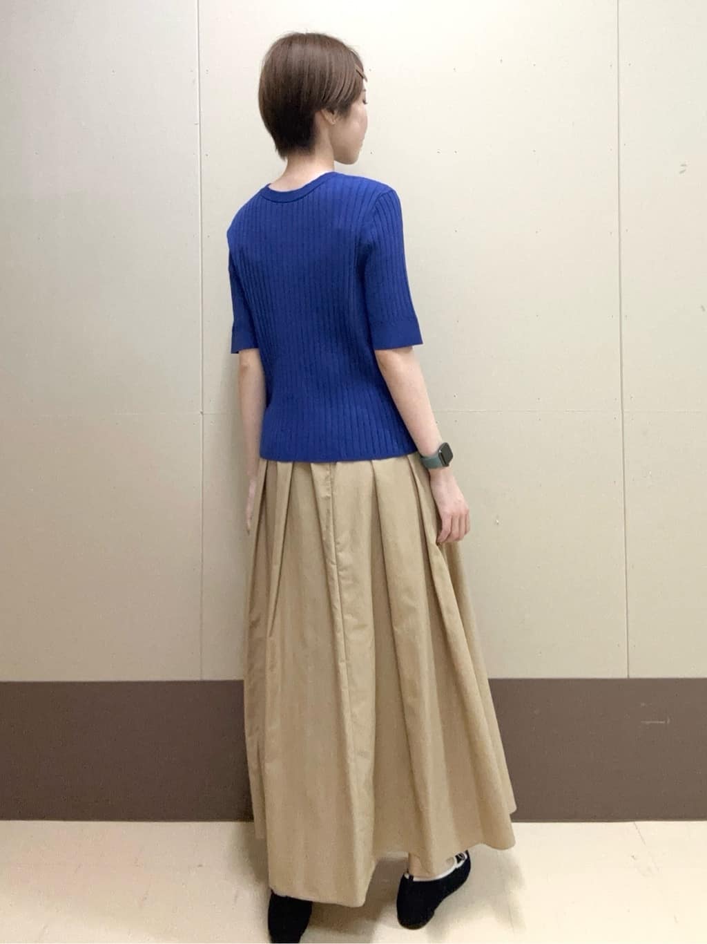 mioさんの「UNTITLED｜【洗える！快適！】リサイクルニットリボンパンプス」を使ったコーディネート