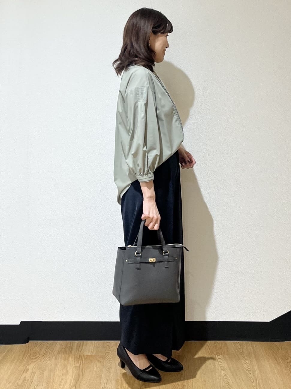 ayaさんの「Reflect｜【透けない】フルレングスワイドストレートパンツ」を使ったコーディネート