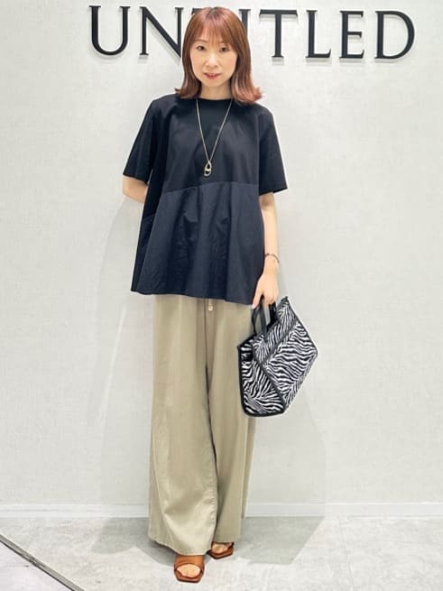 Miwaさんの「UNTITLED｜【追加】ライトダブルリングネックレス」を使ったコーディネート