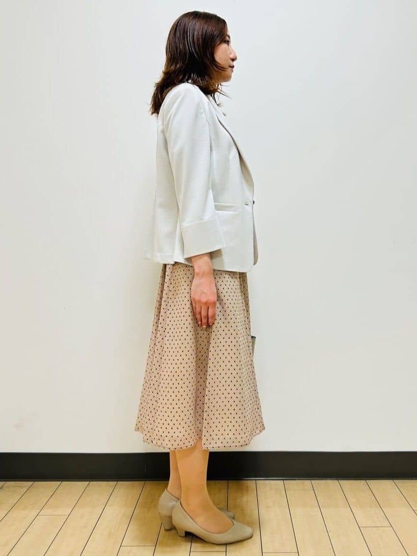 miiiさんの「Reflect｜【マシンウォッシュ可／セットアップ可】コツキ柄プリントブラウス」を使ったコーディネート