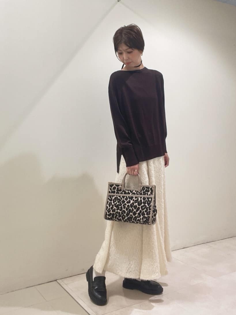 IWAMOさんの「UNTITLED｜【8色展開/体型カバー】魅せるタイムレスニット」を使ったコーディネート