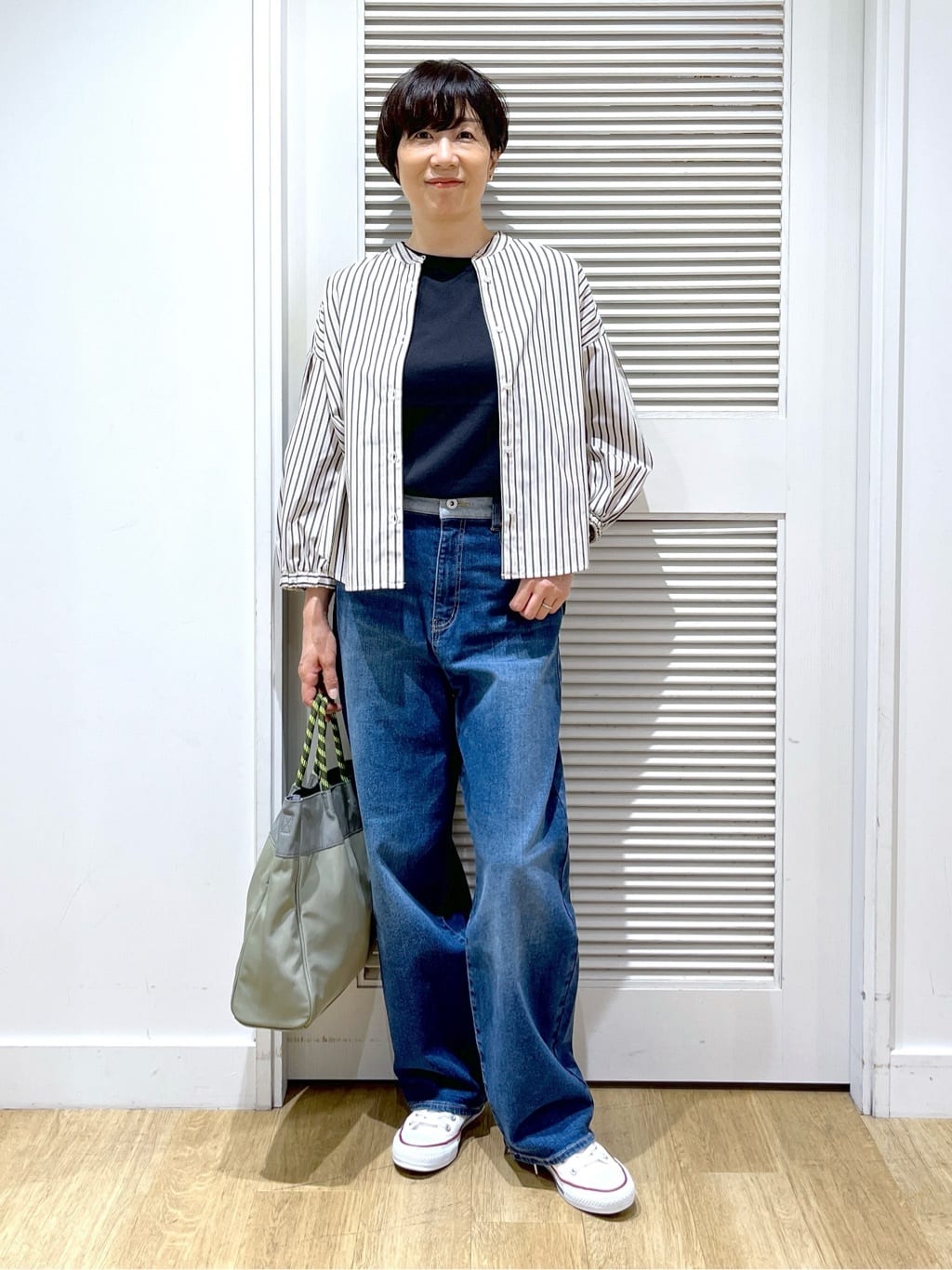Miyazakiさんの「Dessin｜【洗える】ノースリーブカットソー」を使ったコーディネート