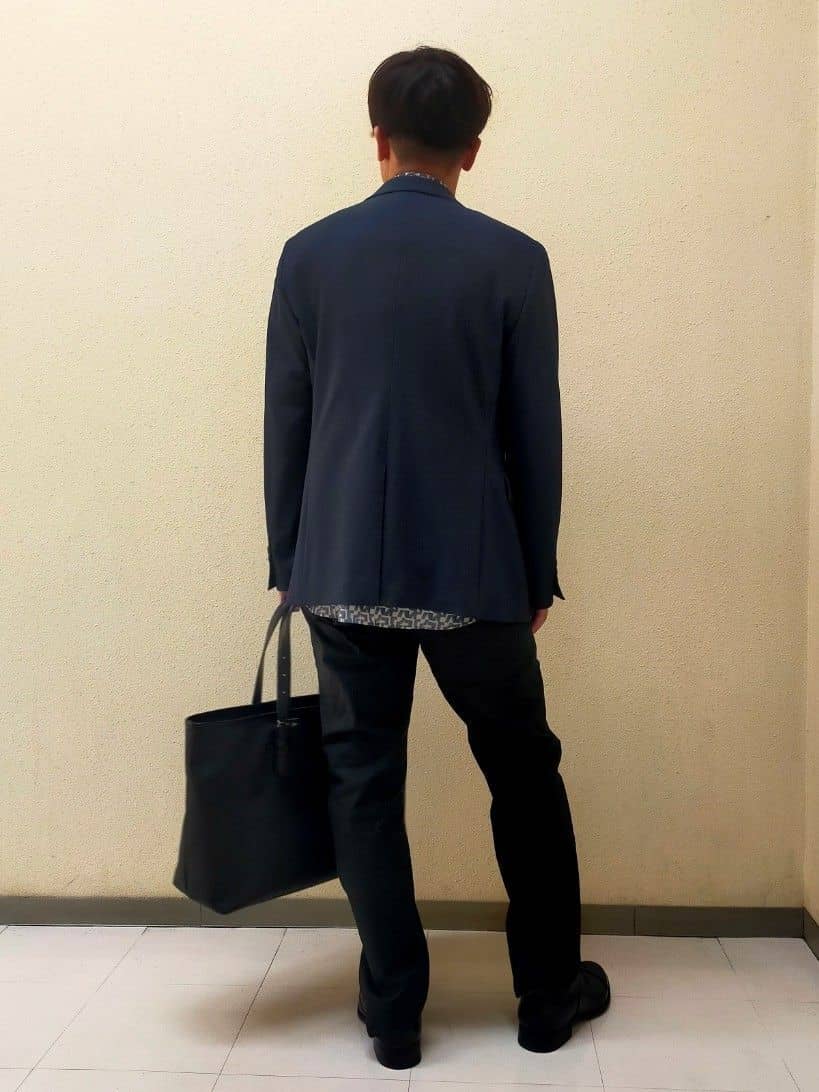 nerさんの「TAKEO KIKUCHI｜【360&deg;ストレッチ／セットアップ対応】None Of Stress ジャケット」を使ったコーディネート