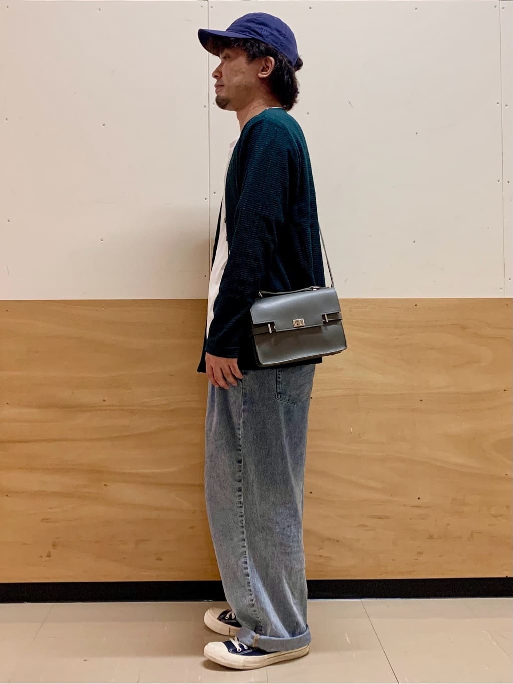 MATUさんの「THE SHOP TK｜【セットでお買い得！！】長袖カーディガン＋半袖Tシャツ　洗濯機OK/吸水速乾(Tシャツのみ)」を使ったコーディネート