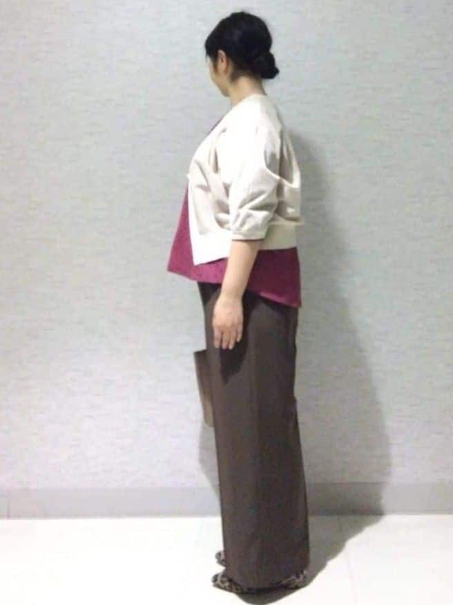 sakoさんの「Reflect｜【一枚で着映える◎】レオパード風ジャカードブラウス」を使ったコーディネート