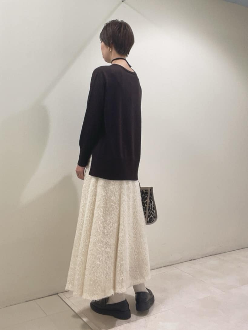 IWAMOさんの「UNTITLED｜【8色展開/体型カバー】魅せるタイムレスニット」を使ったコーディネート