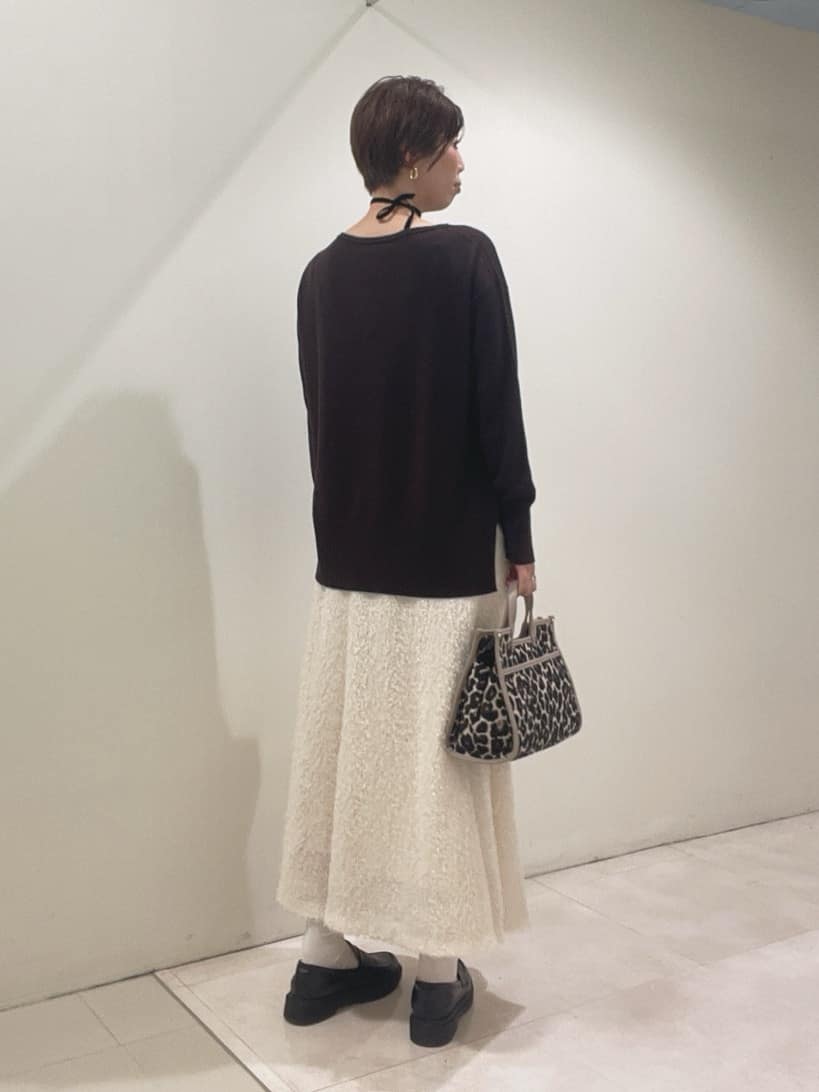 IWAMOさんの「UNTITLED｜【8色展開/体型カバー】魅せるタイムレスニット」を使ったコーディネート
