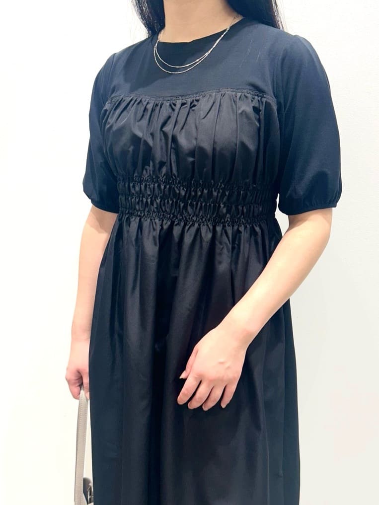 seinaさんの「grove｜【洗える/二の腕カバー】一枚で映える！ビスチェドッキングワンピース」を使ったコーディネート