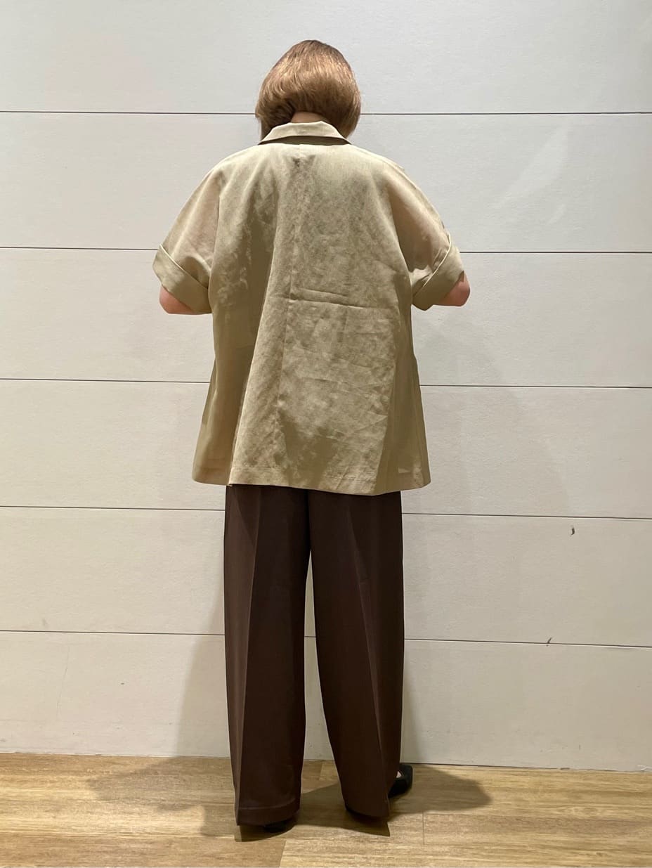 Ryoさんの「THE SHOP TK｜半袖シアージャケット【洗える】」を使ったコーディネート