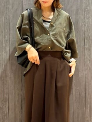 meiさんの「SHOO･LA･RUE｜【洗える/S-LL】首元きれい テレコリブタンクトップ」を使ったコーディネート