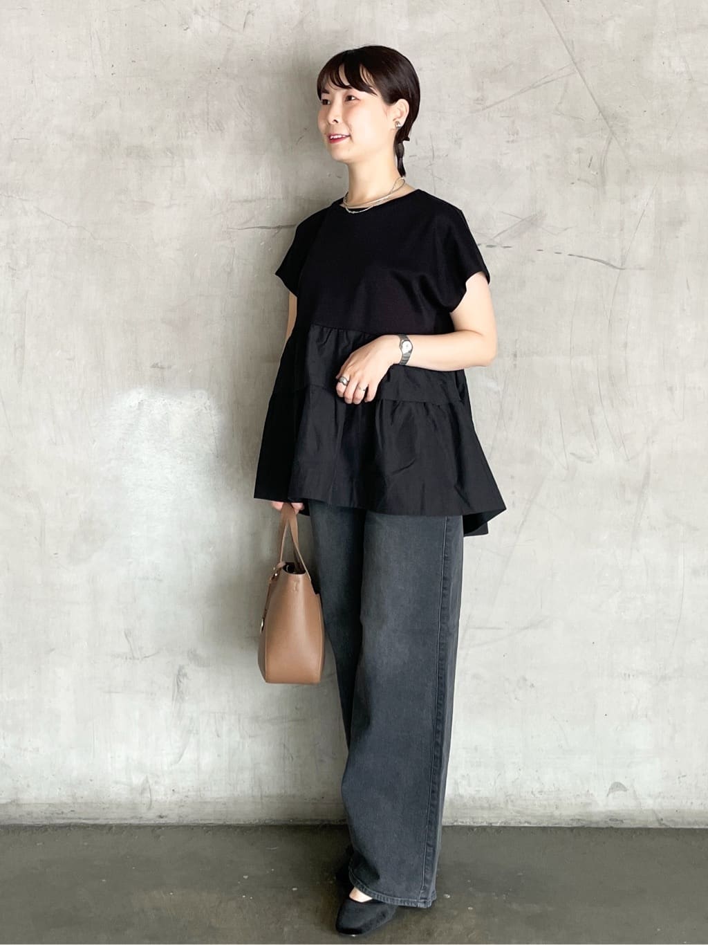 tomokoさんの「OPAQUE.CLIP｜【抗菌防臭加工／ベルト調整可能】メリージェーン」を使ったコーディネート