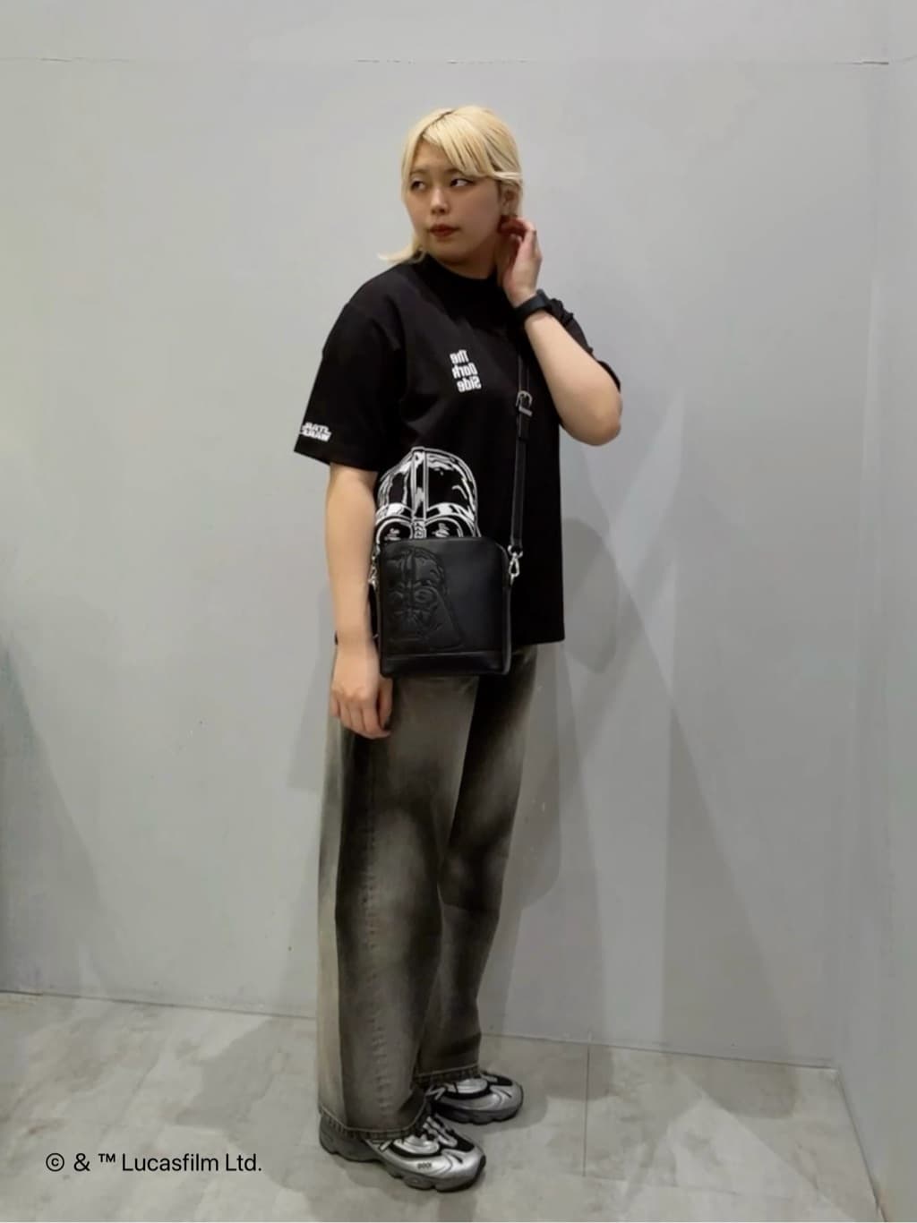ユウナさんの「TAKEO KIKUCHI｜バレルシルエットパンツ（デニム＆カラーパンツ）」を使ったコーディネート