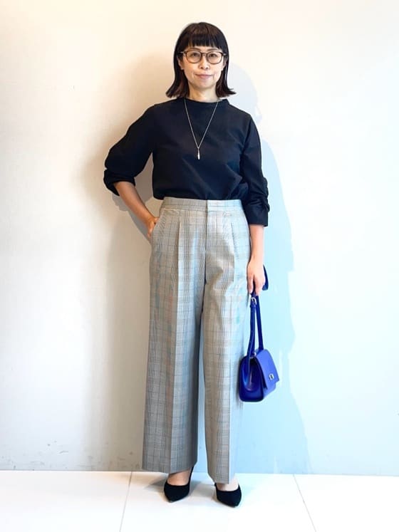 murayamaさんの「INDIVI｜【UVケア／吸汗速乾】スリーブデザインブラウス」を使ったコーディネート