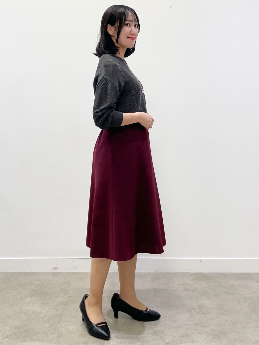 yukariさんの「Reflect｜【パンツ合わせにぴったり◎】ゆったりオフボディニット」を使ったコーディネート