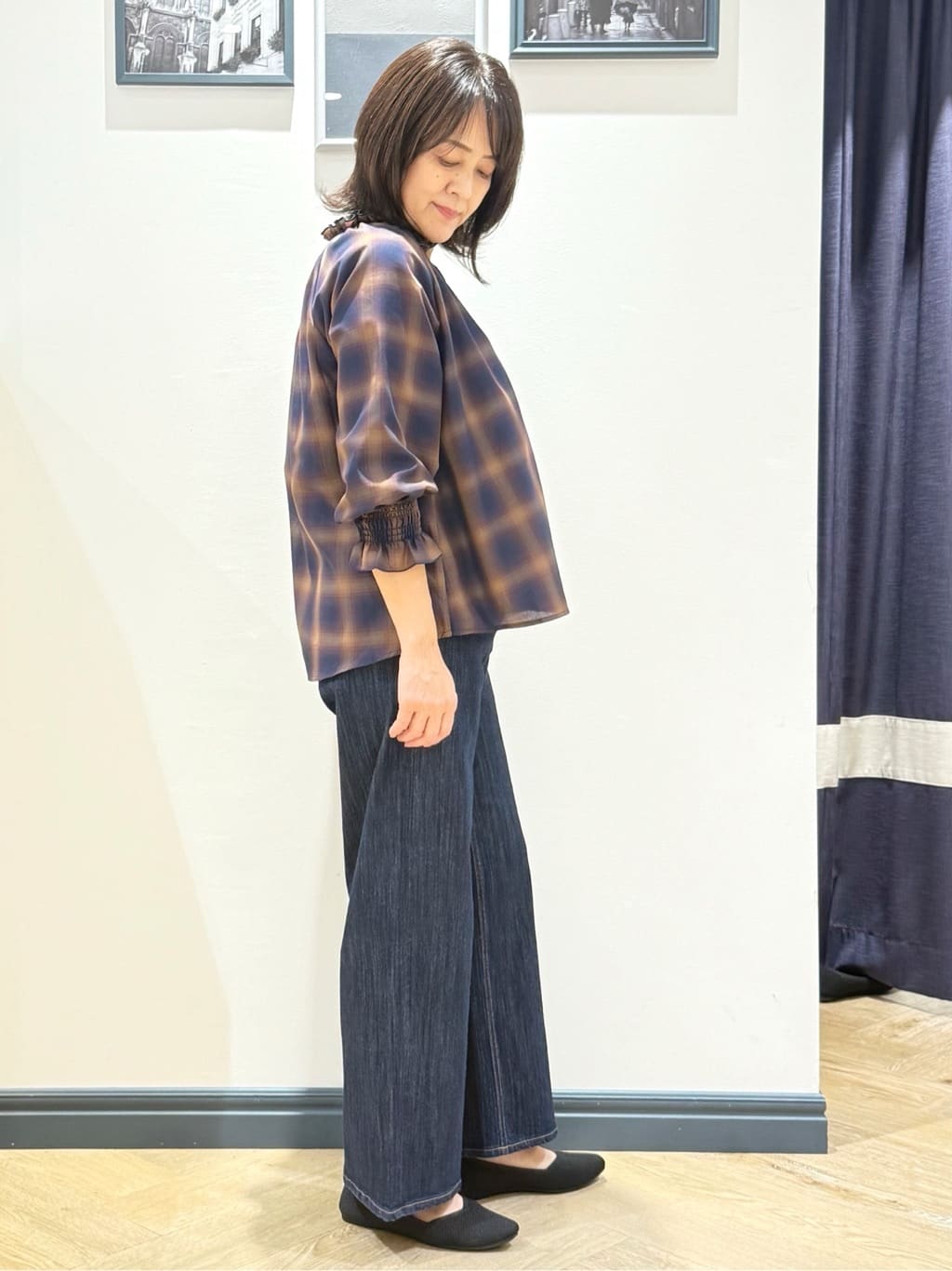 Lilyさんの「grove｜洗えるフェザーニットパンプス」を使ったコーディネート
