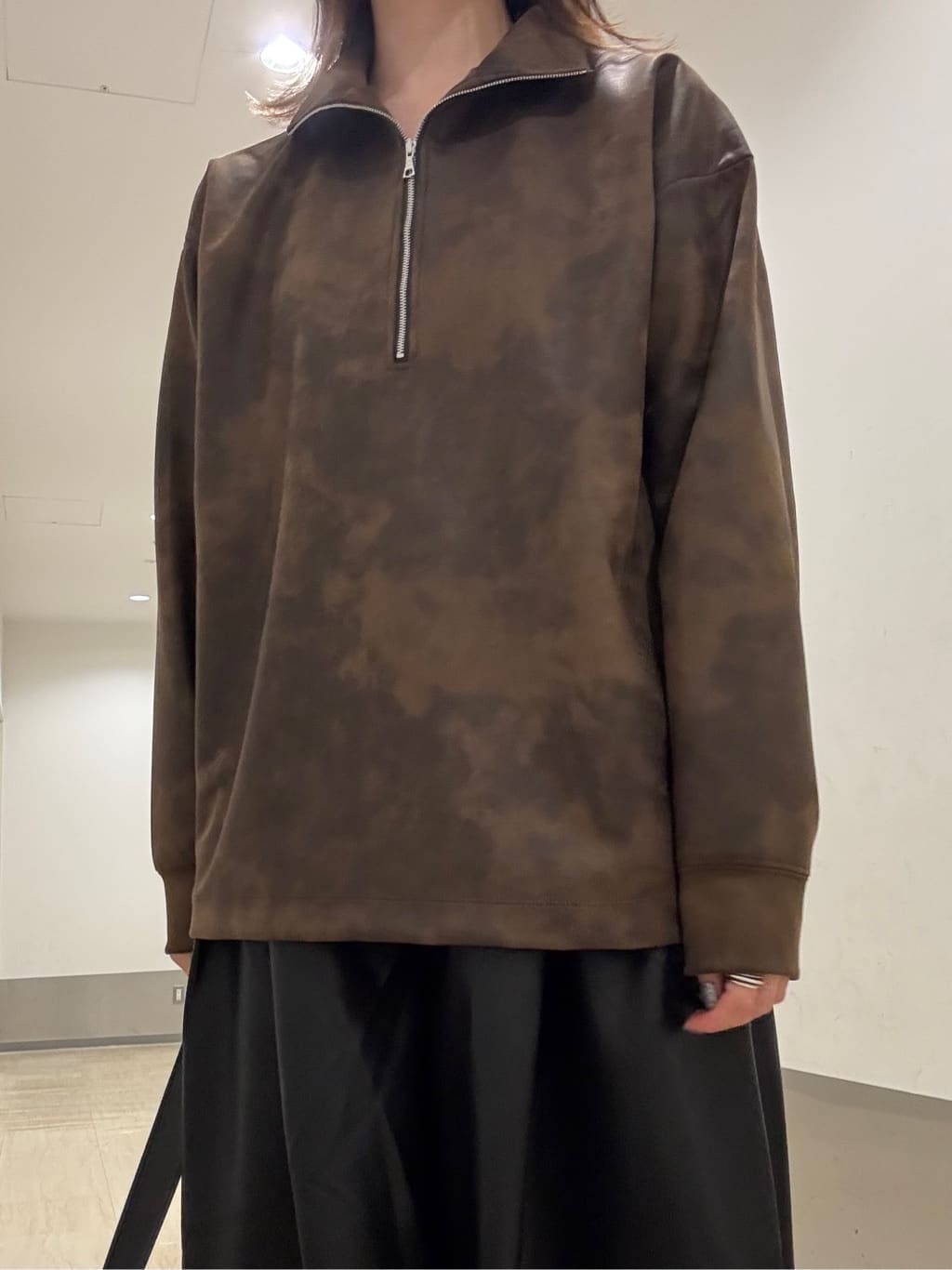 Renaさんの「tk.TAKEO KIKUCHI｜ヴィンテージライクプリント ハーフジッププルオーバー」を使ったコーディネート