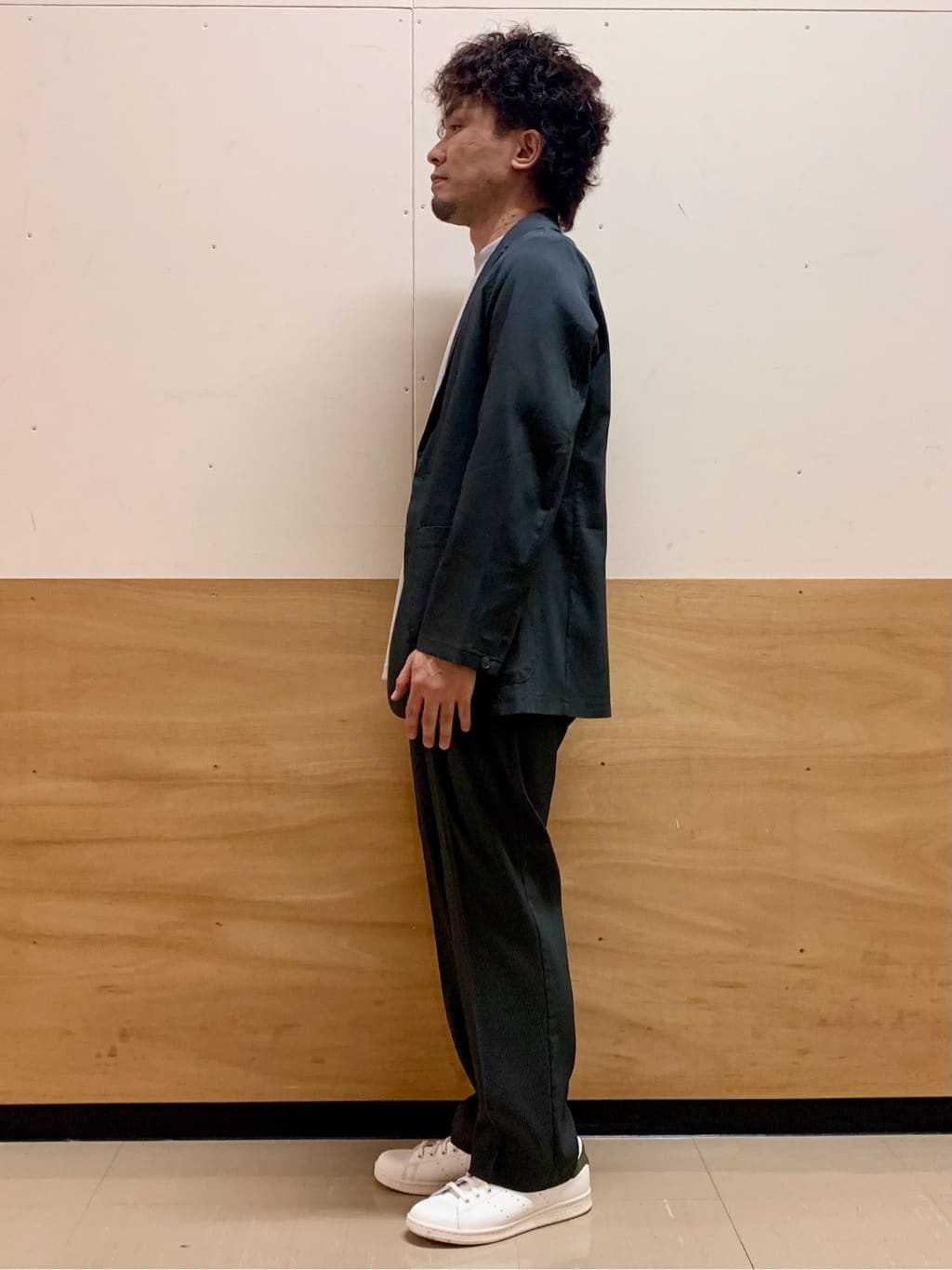 MATUさんの「THE SHOP TK｜【Begin/ビギン10月号掲載】楊柳スマートジャケット　軽量/洗濯機OK/セットアップ可」を使ったコーディネート
