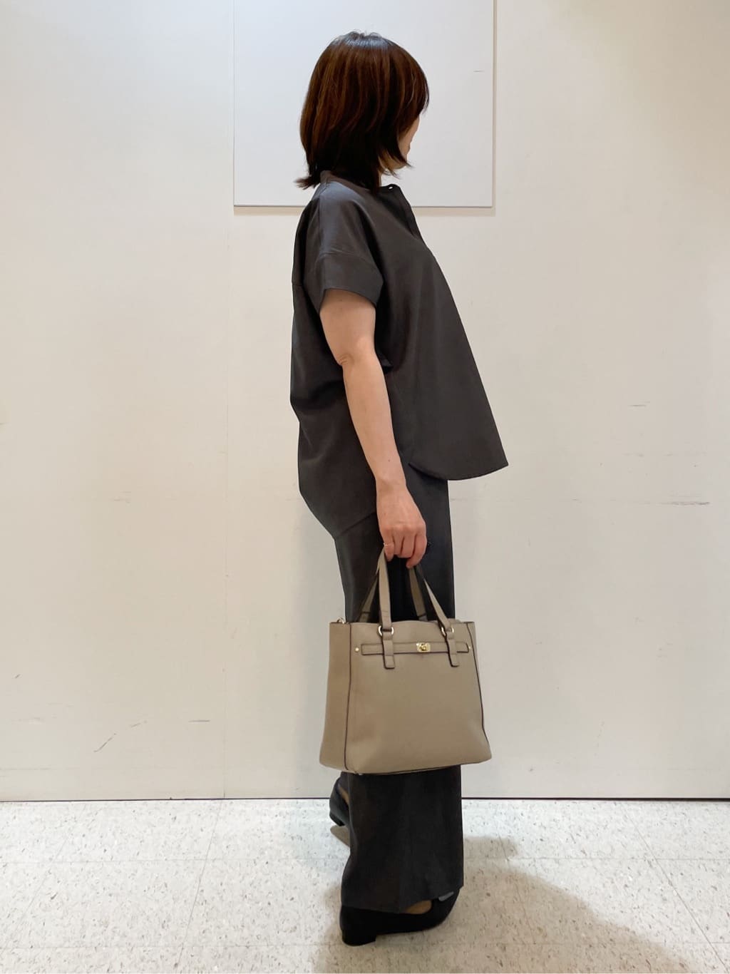 めいさんの「Reflect｜Y字シルエット淡水パールネックレス」を使ったコーディネート