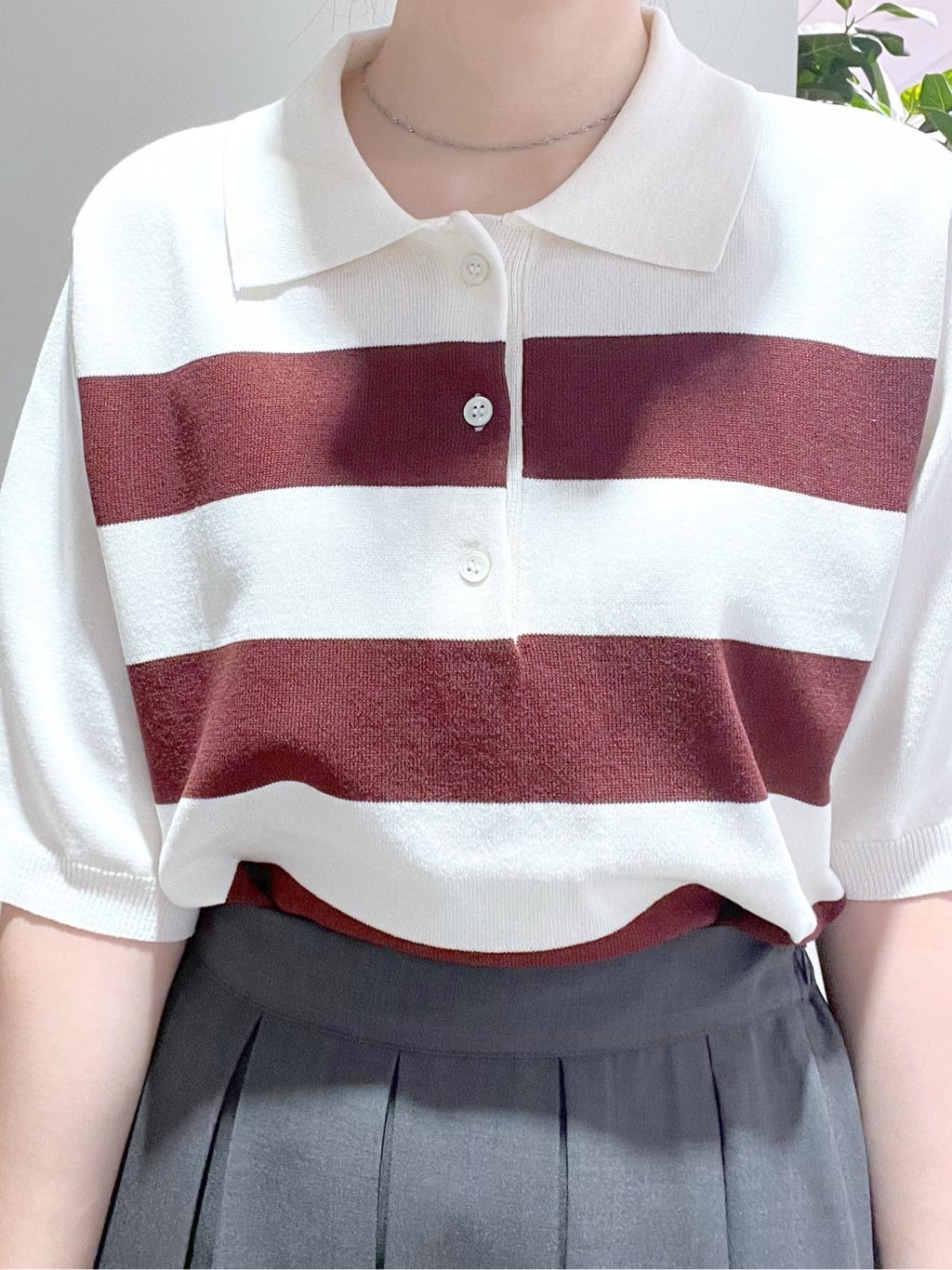 Makinoさんの「Dessin｜【洗える】ボックスプリーツスカート」を使ったコーディネート