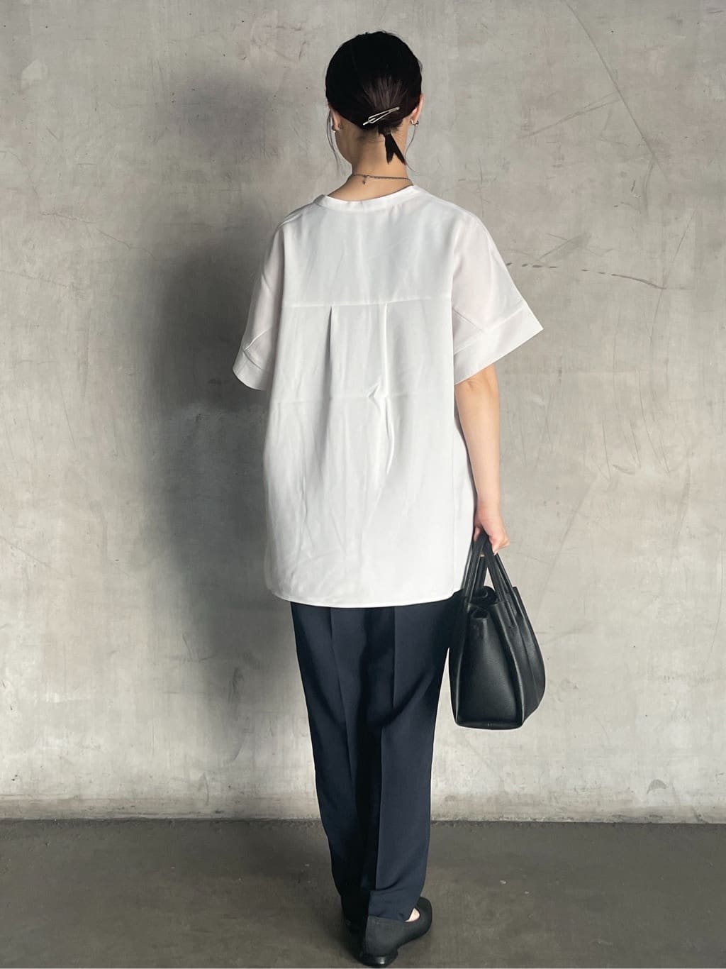 tomokoさんの「OPAQUE.CLIP｜【抗菌防臭加工】ニットフラットパンプス」を使ったコーディネート