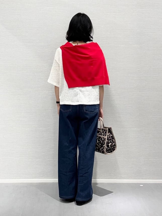 Yukoさんの「UNTITLED｜【五分袖/ジャージトップス】スラブカールマイヤープルオーバー」を使ったコーディネート
