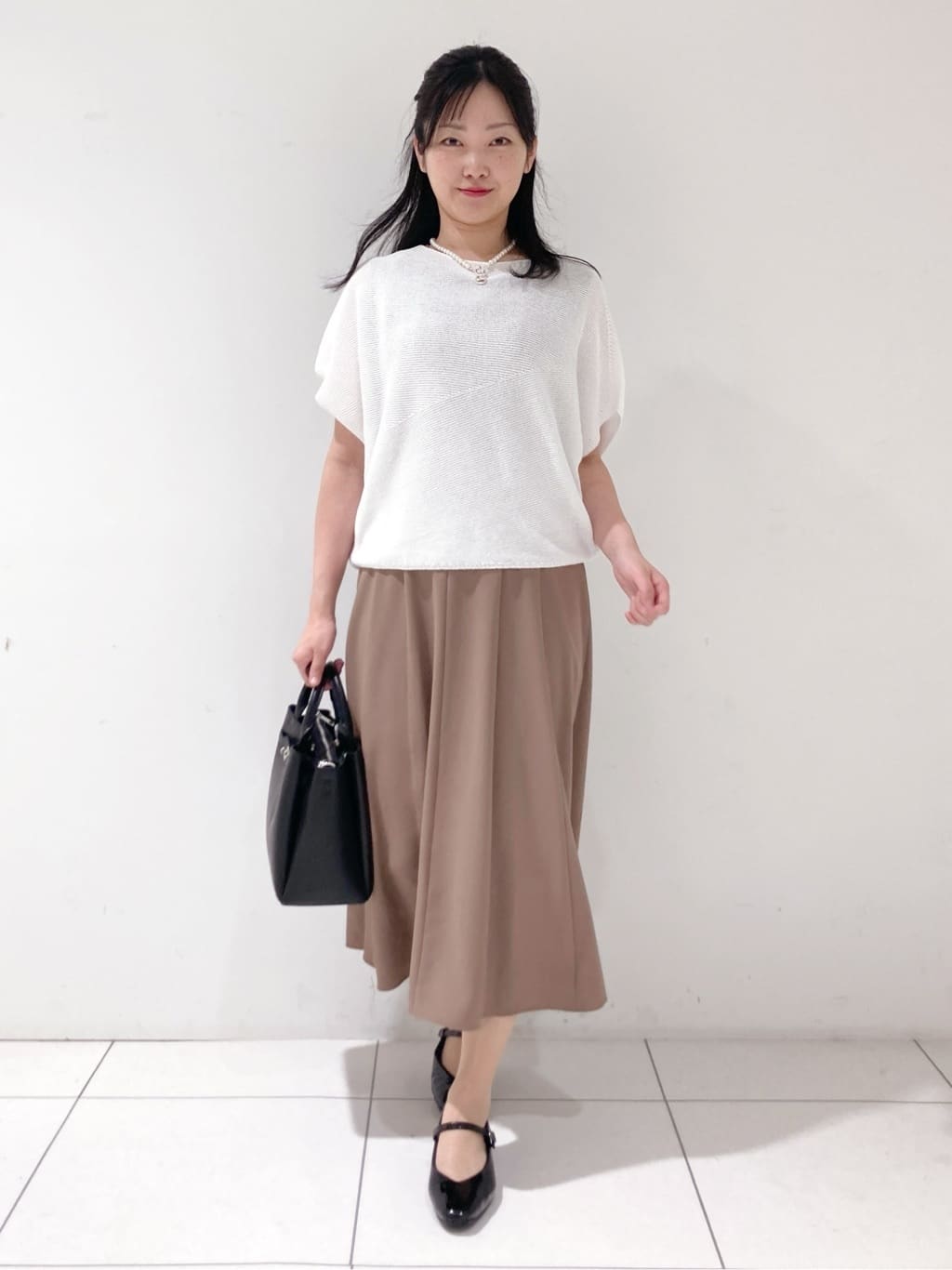 momokoさんの「INDIVI｜【軽く羽織れる！】ダブルジャケット」を使ったコーディネート