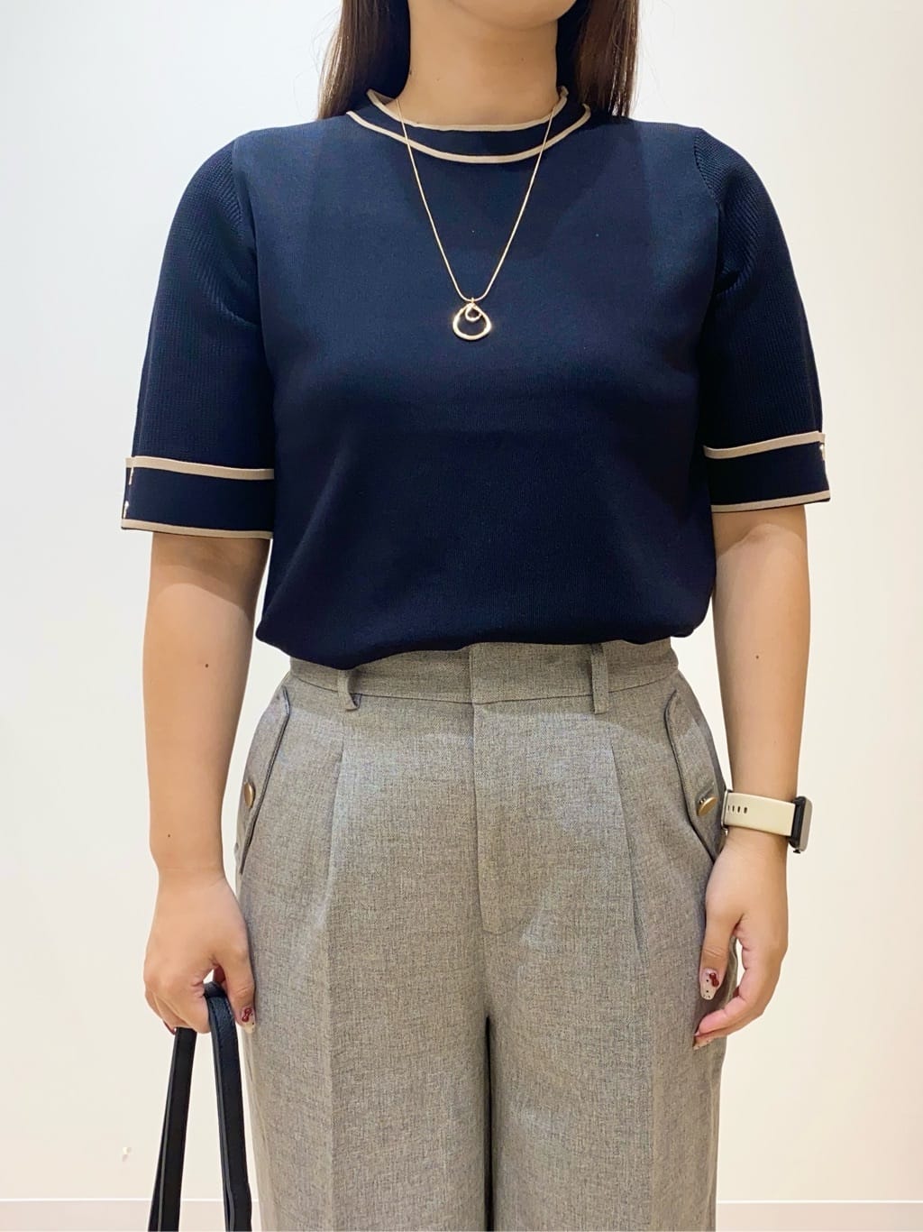 HANAさんの「grove｜【洗える】着回し優秀！フラップポケットワイドパンツ」を使ったコーディネート