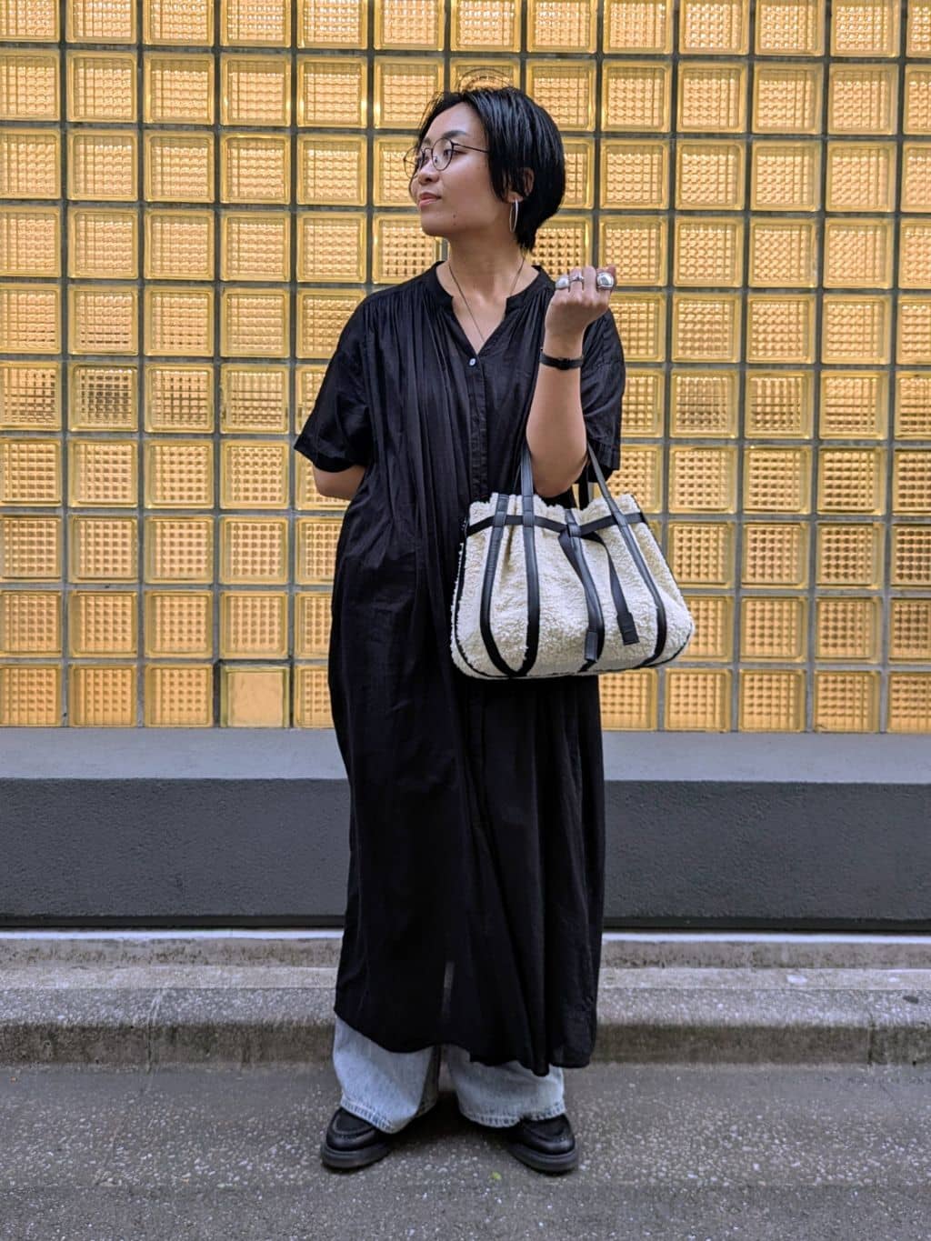 MTさんの「HIROKO HAYASHI｜PANIER COCCOLINA（パニエ コッコリーナ）ハンドバッグ」を使ったコーディネート