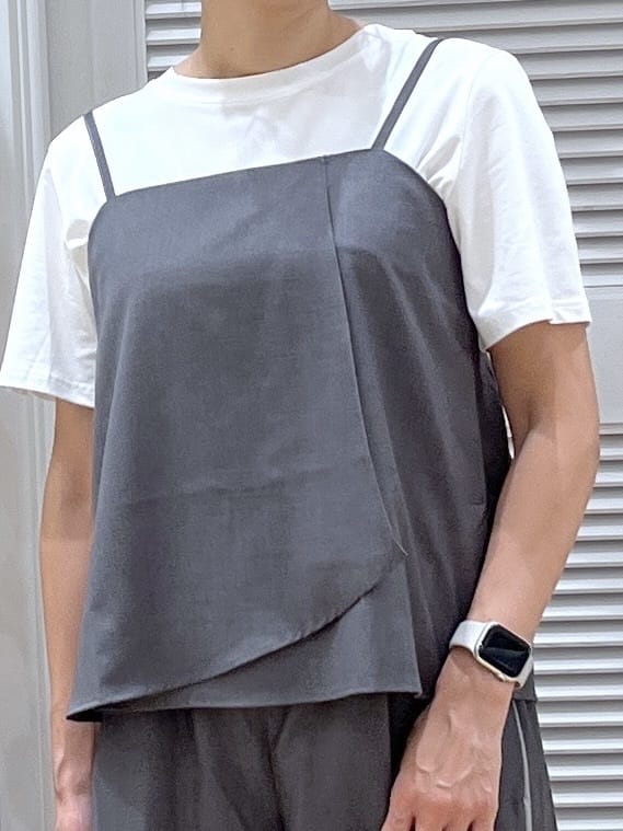 canaさんの「Dessin｜【洗える】チュール刺繍Tシャツ」を使ったコーディネート