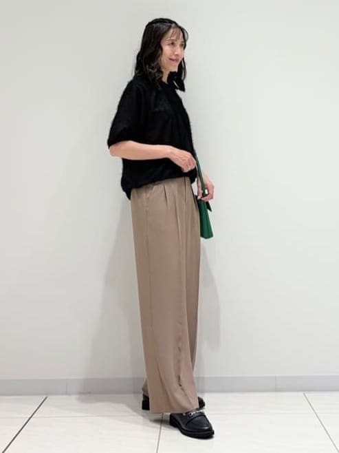 kayoさんの「INDIVI｜ヘアリージャカードトップス」を使ったコーディネート