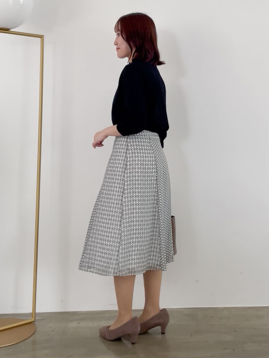yukariさんの「Reflect｜【透けにくい◎】衿付き七分袖ニット」を使ったコーディネート