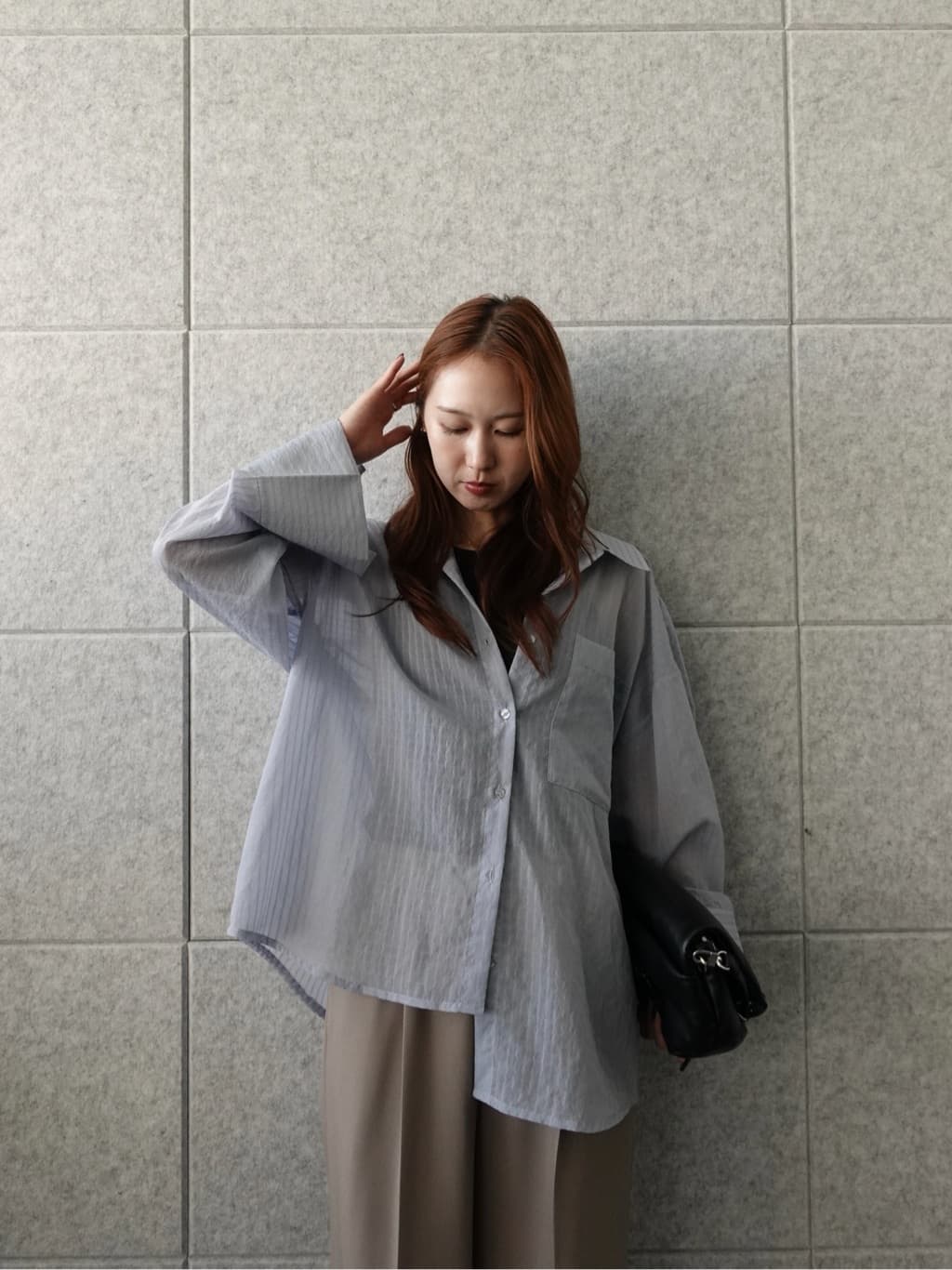 mitsukiさんの「INDIVI｜Comfy SET UP｜イージーストレートワイドパンツ【セットアップ対応／通勤/カセット服】」を使ったコーディネート